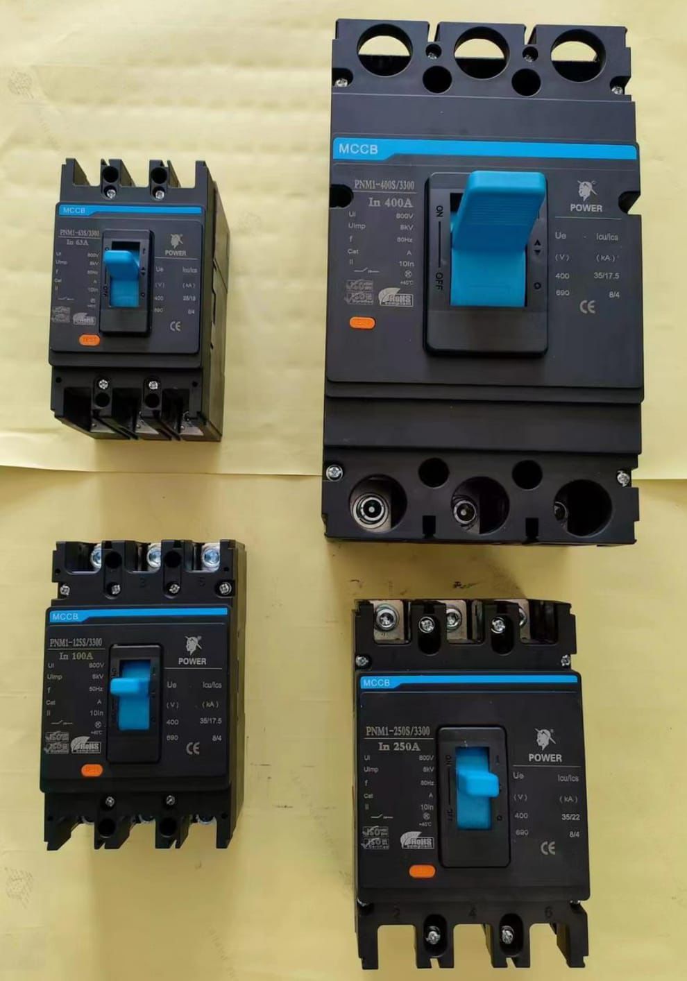Power Plus PNM1 Series Molded Case Circuit Breakers (63A to 400A)