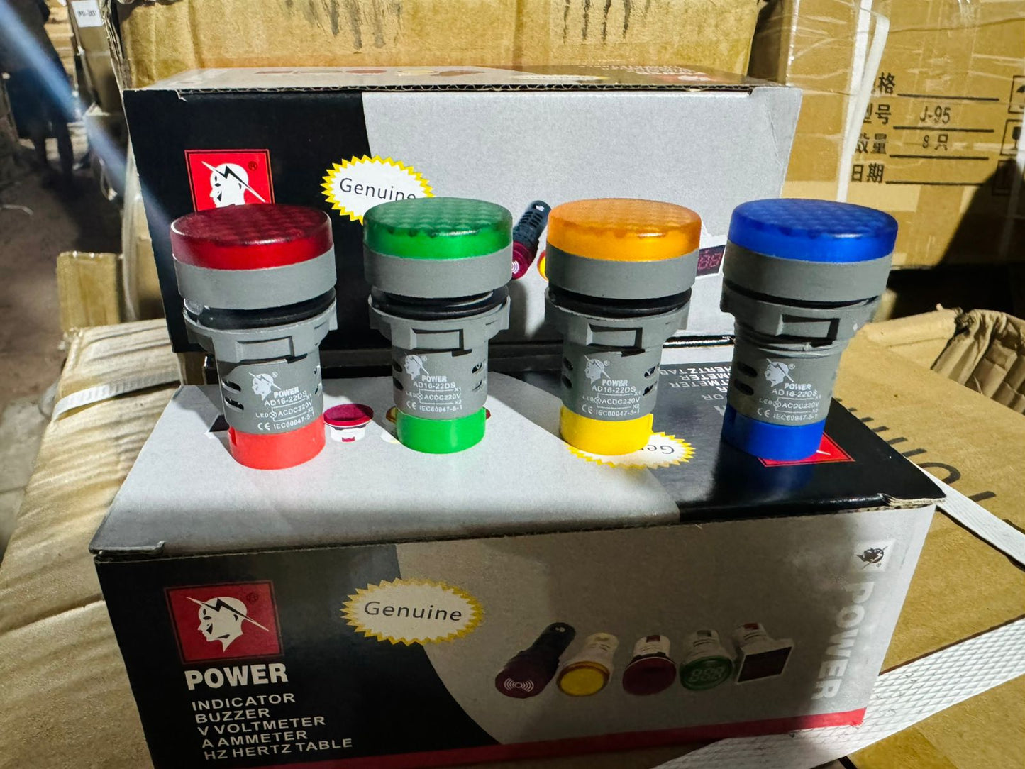 Power Plus Diamond Series 22mm Panel Mount LED Pilot Light (Wide Voltage)