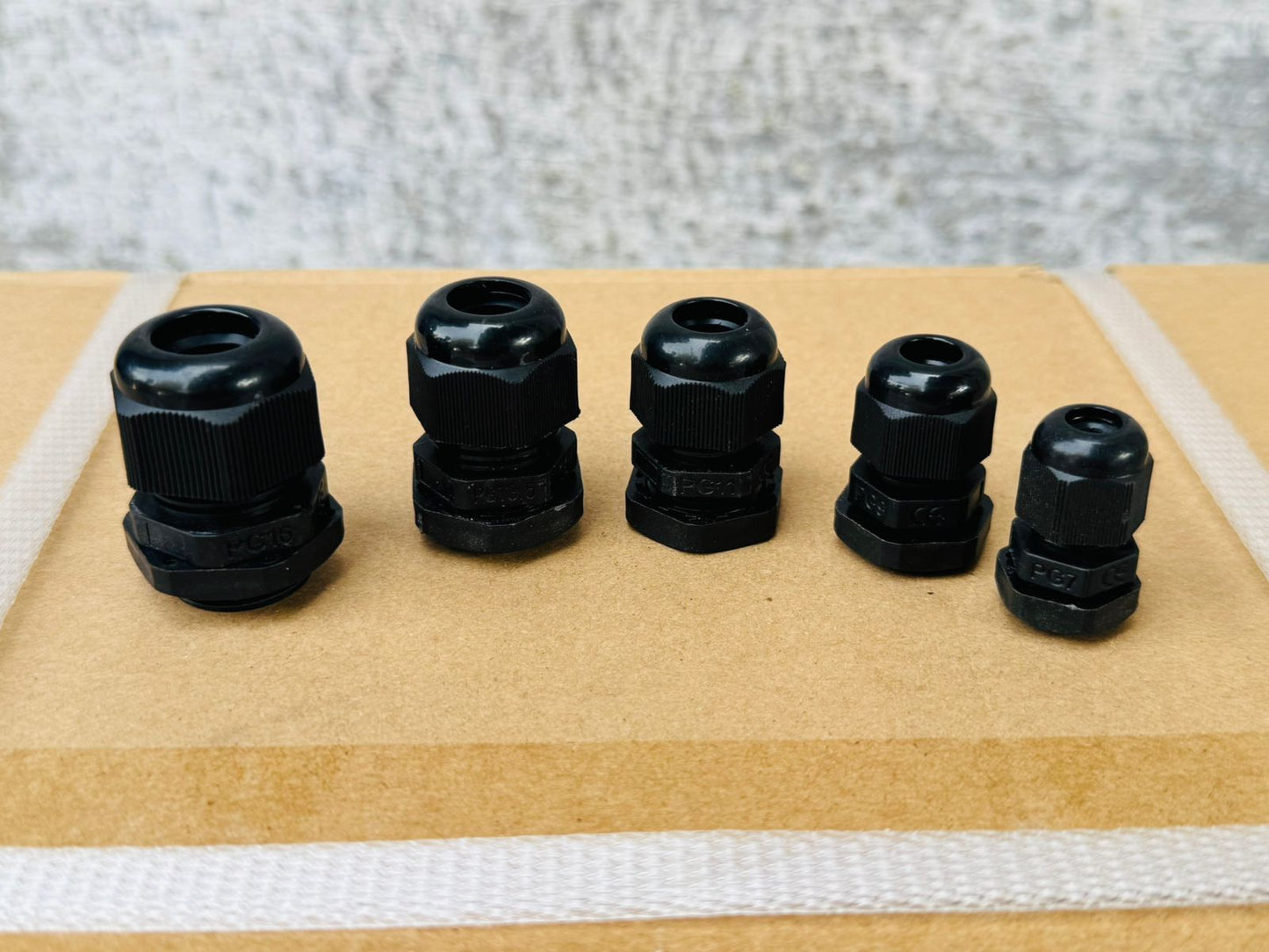 Power Plus Black Nylon Polyamide Cable Glands (PG & Metric Series)