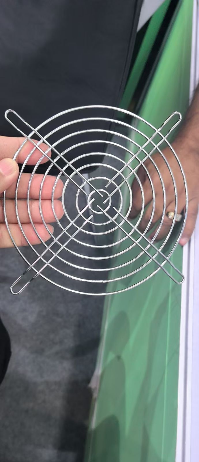 Heavy-Duty Metal Fan Grills (4", 6", & 8" Sizes) for Panel Cooling