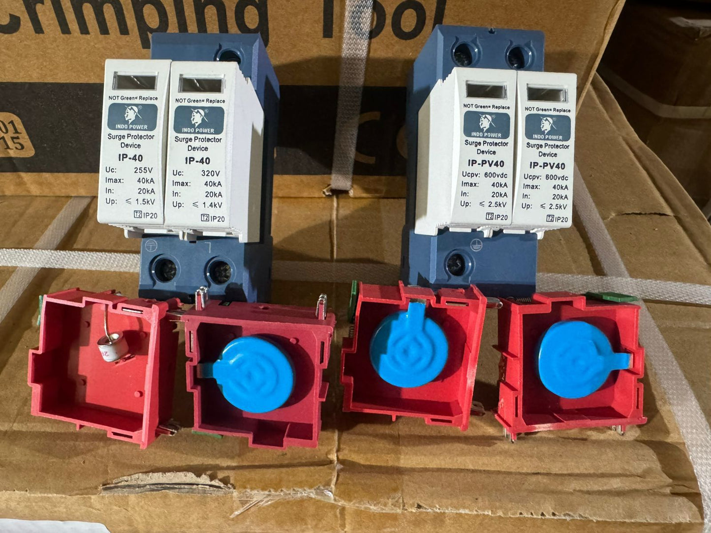 IP-PV40 SPD Photovoltaic DC Surge Protector (600V DC / 40kA)