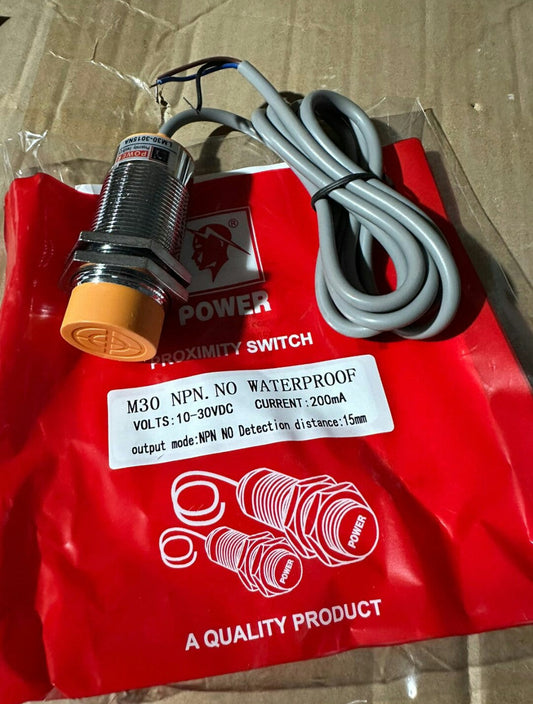 Waterproof Inductive Proximity Sensors (M4, M5, M6, M8, M12, M18, M30)