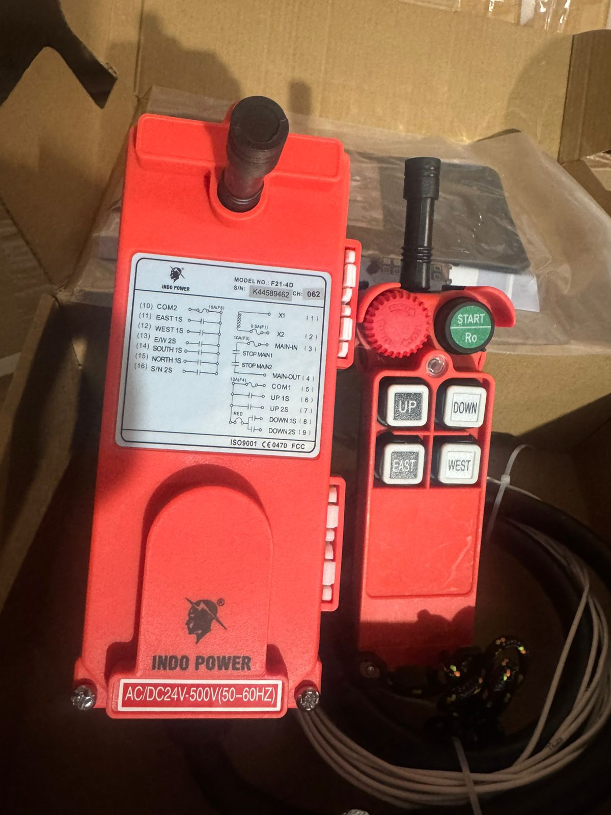 F21-4D Double Speed Wireless Remote Control (4 Buttons)