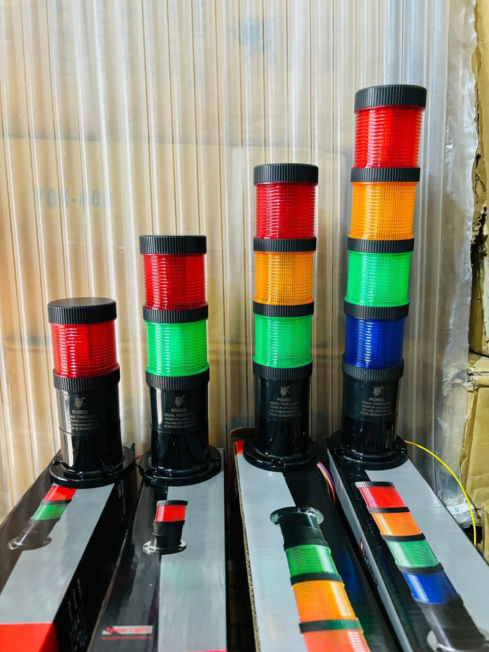 LED Industrial Tower Light with Buzzer (Multivoltage 24V-220V) PL-LTA-50 Series