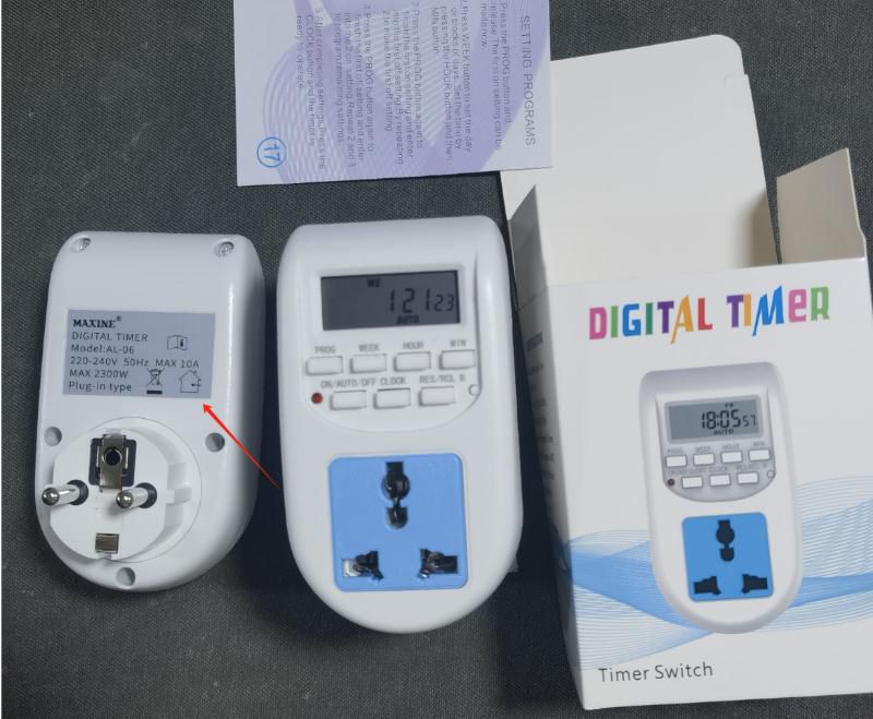 AL-06 Digital Plug-In Timer Socket (Programmable)