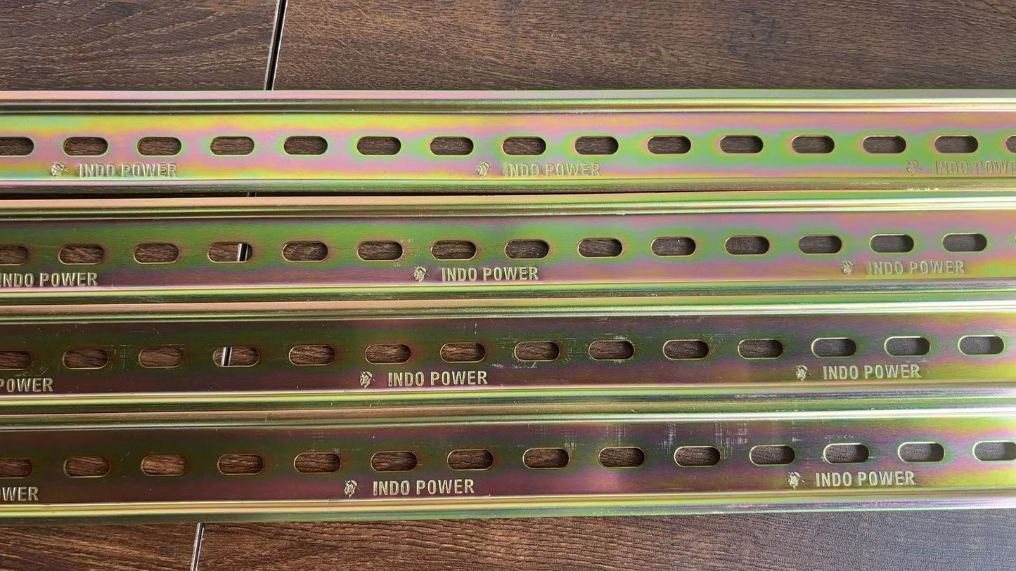 Slotted DIN Mounting Rail Channel (0.8mm / 1.0mm)