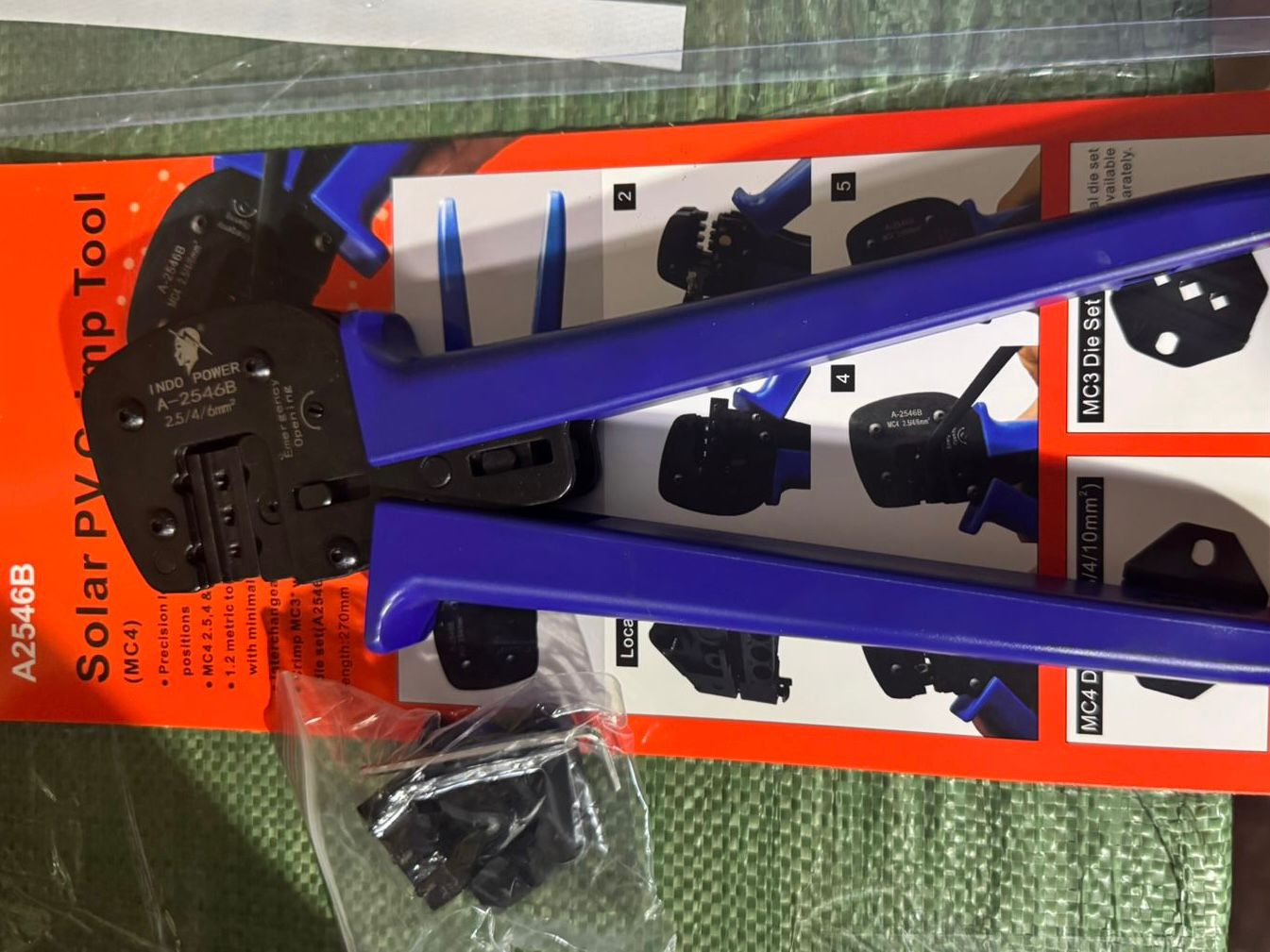 A-2546B Solar MC4 Crimping Tool (2.5 - 6mm²)