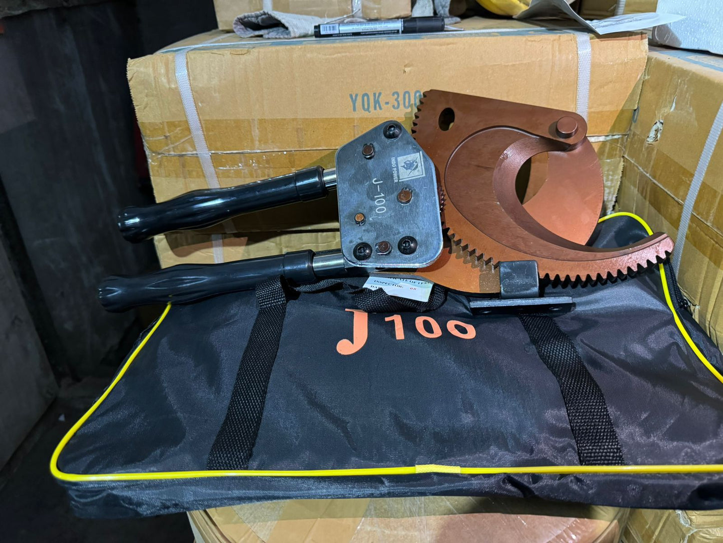 Power Plus Industrial Ratchet Cable Cutters for Armored Copper & Aluminum Cables