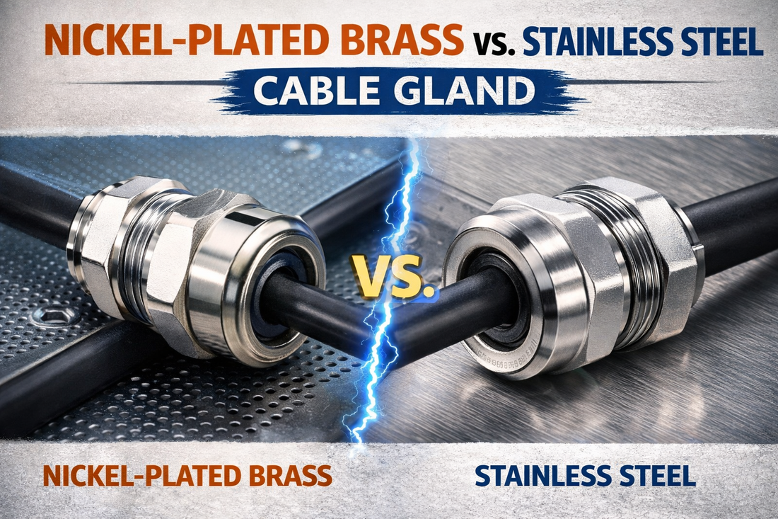 nickel plated brass vs stainless steel cable gland