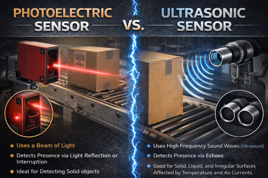 photoelectric sensor vs ultrasonic sensor
