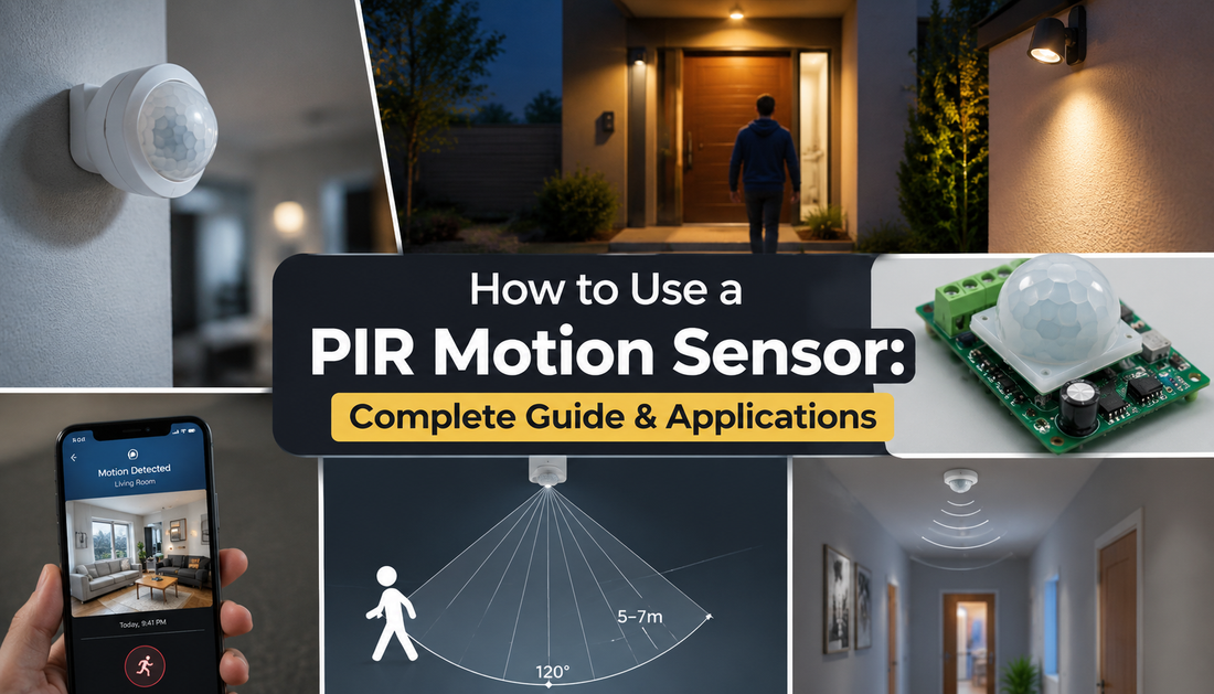 How to Use a PIR Motion Sensor: Complete Guide & Applications