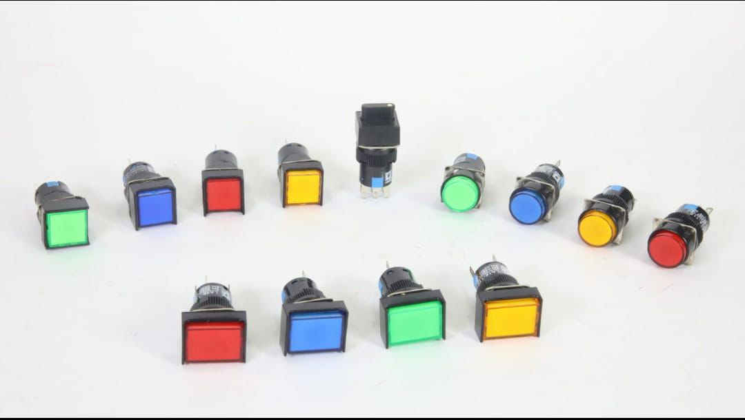 16mm Compact Series Illuminated Push Buttons & Selector Switches