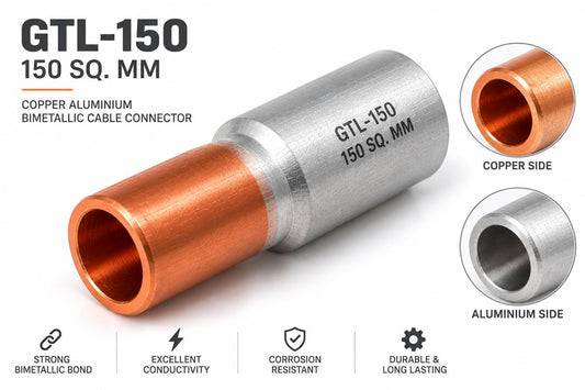 150 Sq. mm GTL Copper Aluminium Bimetallic Cable Connector