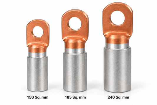 185 Sq. mm DTL-2 Copper Aluminium Bimetallic Cable Lug