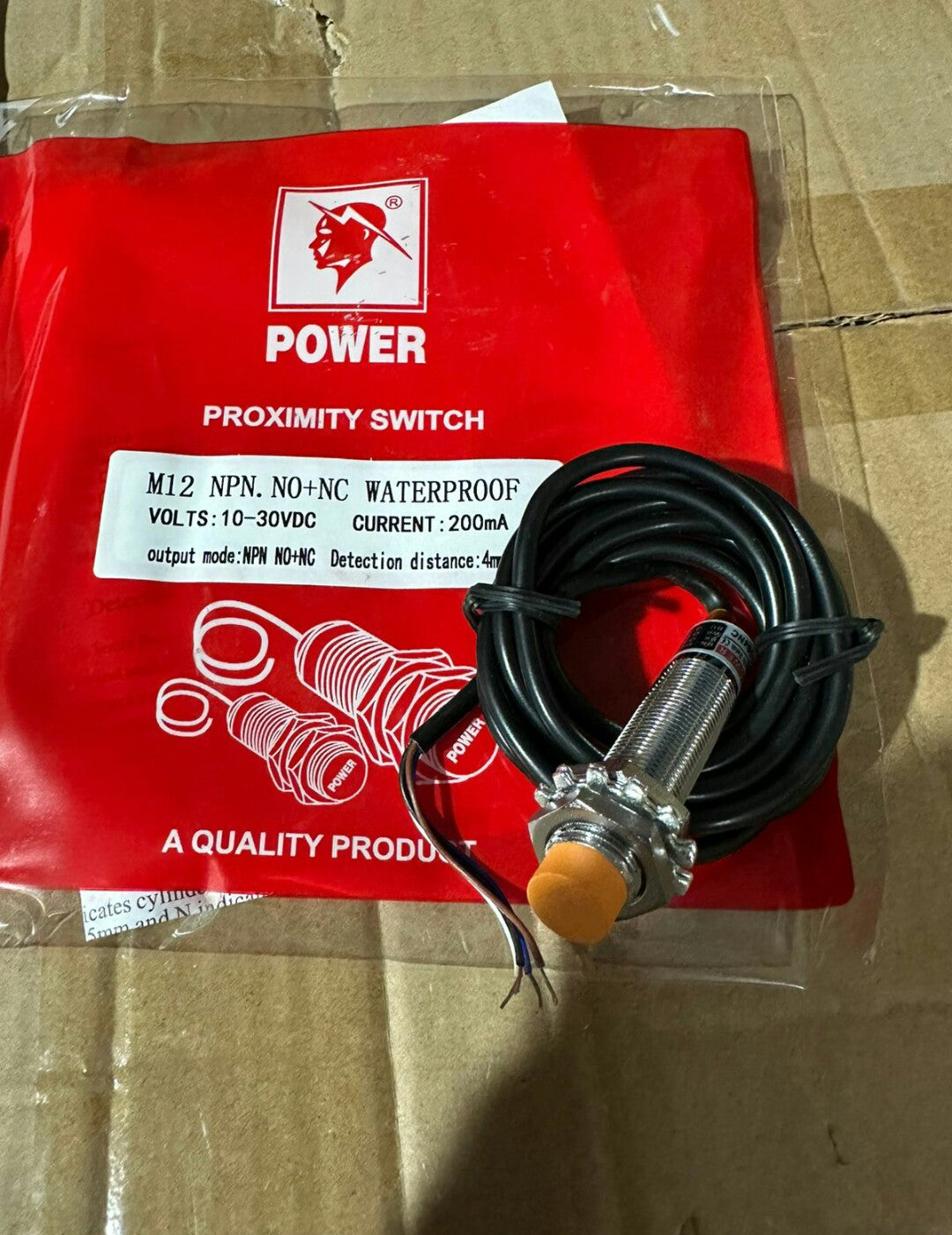 Waterproof Inductive Proximity Sensors (M4, M5, M6, M8, M12, M18, M30)