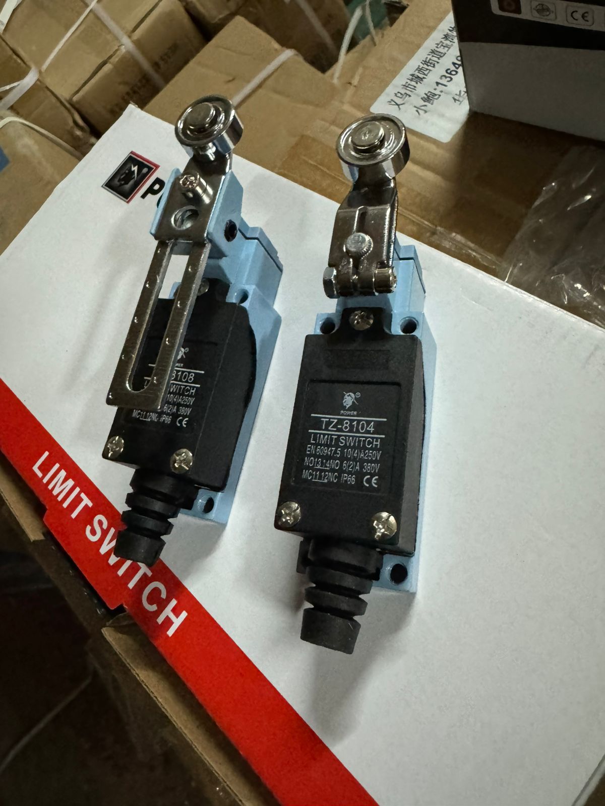 TZ Series Compact Industrial Limit Switches (TZ-8108 & TZ-8104)