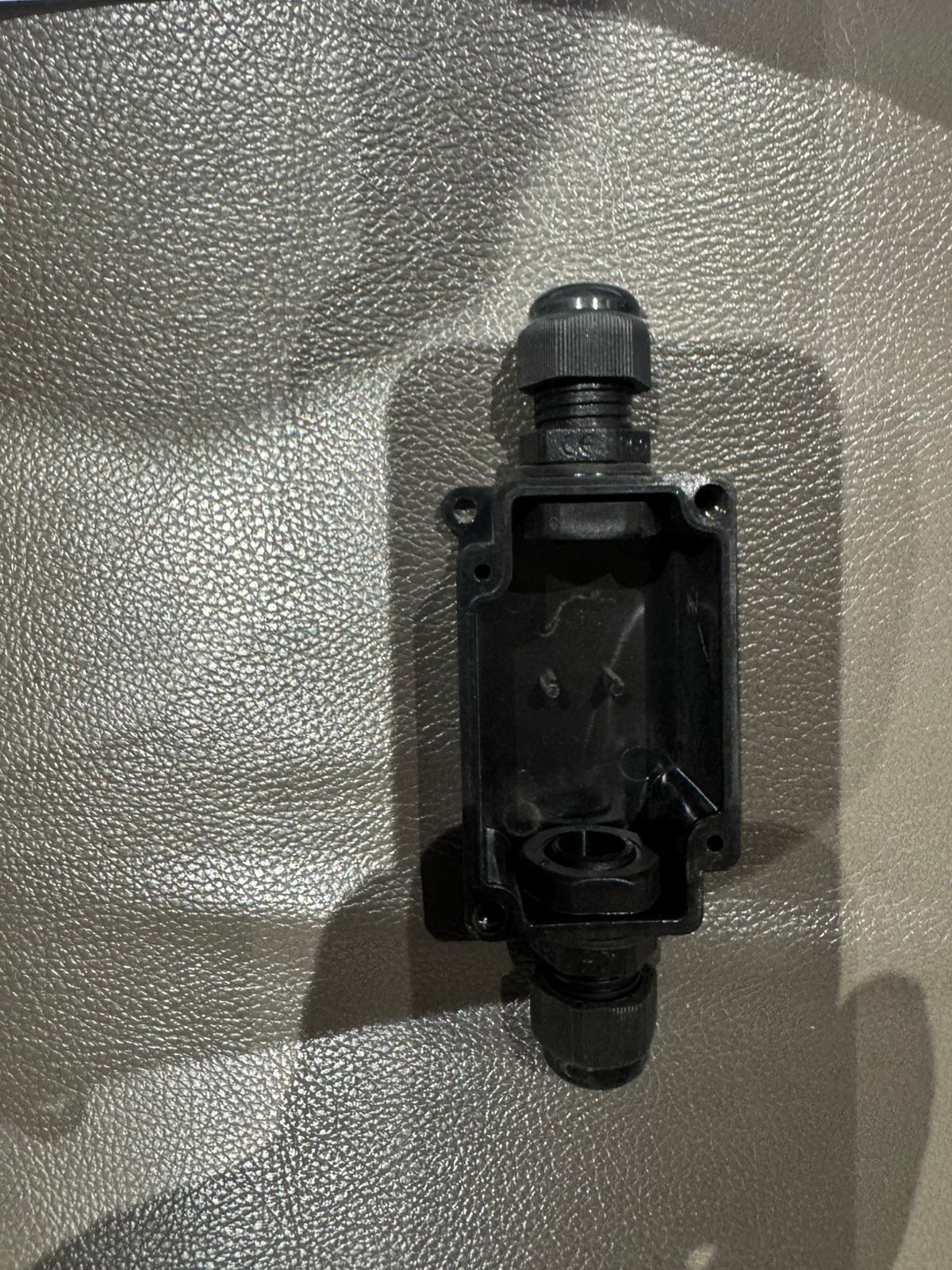 Power Plus IP68 Outdoor Electrical Junction Box with Integrated Cable Glands