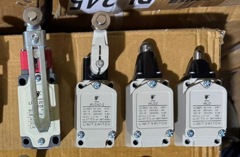 WL Series Top Plunger & Roller Plunger Limit Switches (10A 380V)