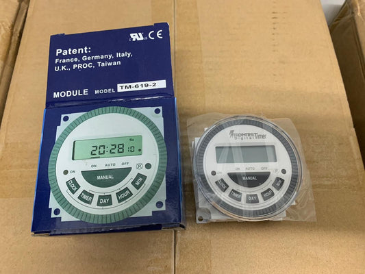 Frontier Series TM-619-2 Digital Weekly Programmable Timer (17 On/Off)