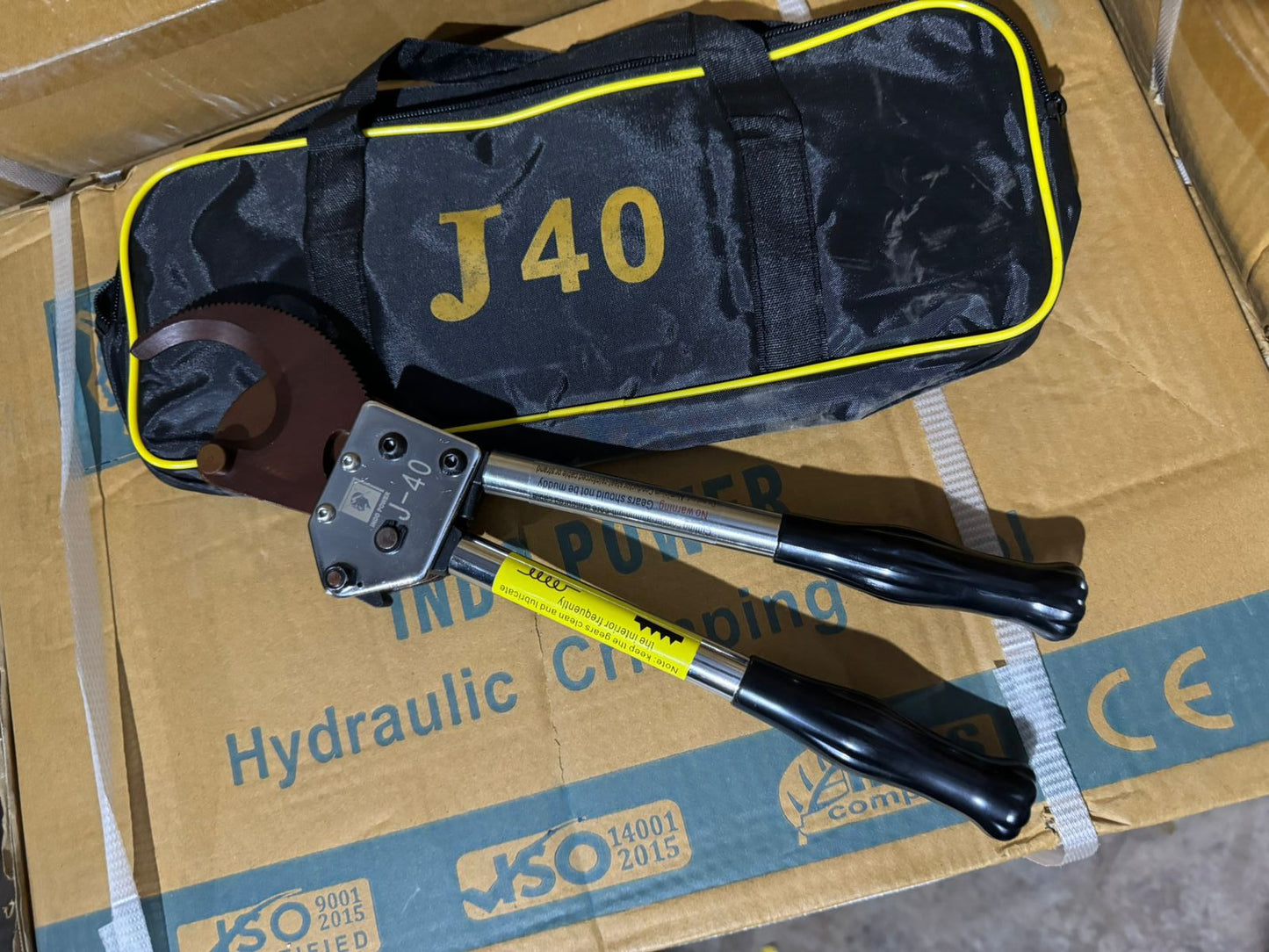 Power Plus Industrial Ratchet Cable Cutters for Armored Copper & Aluminum Cables