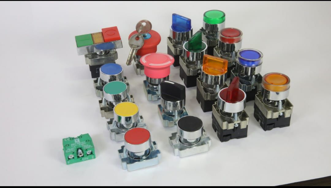 Heavy-Duty Metal Control Switches: Push Buttons, Selectors, & Emergency Stops (22mm)