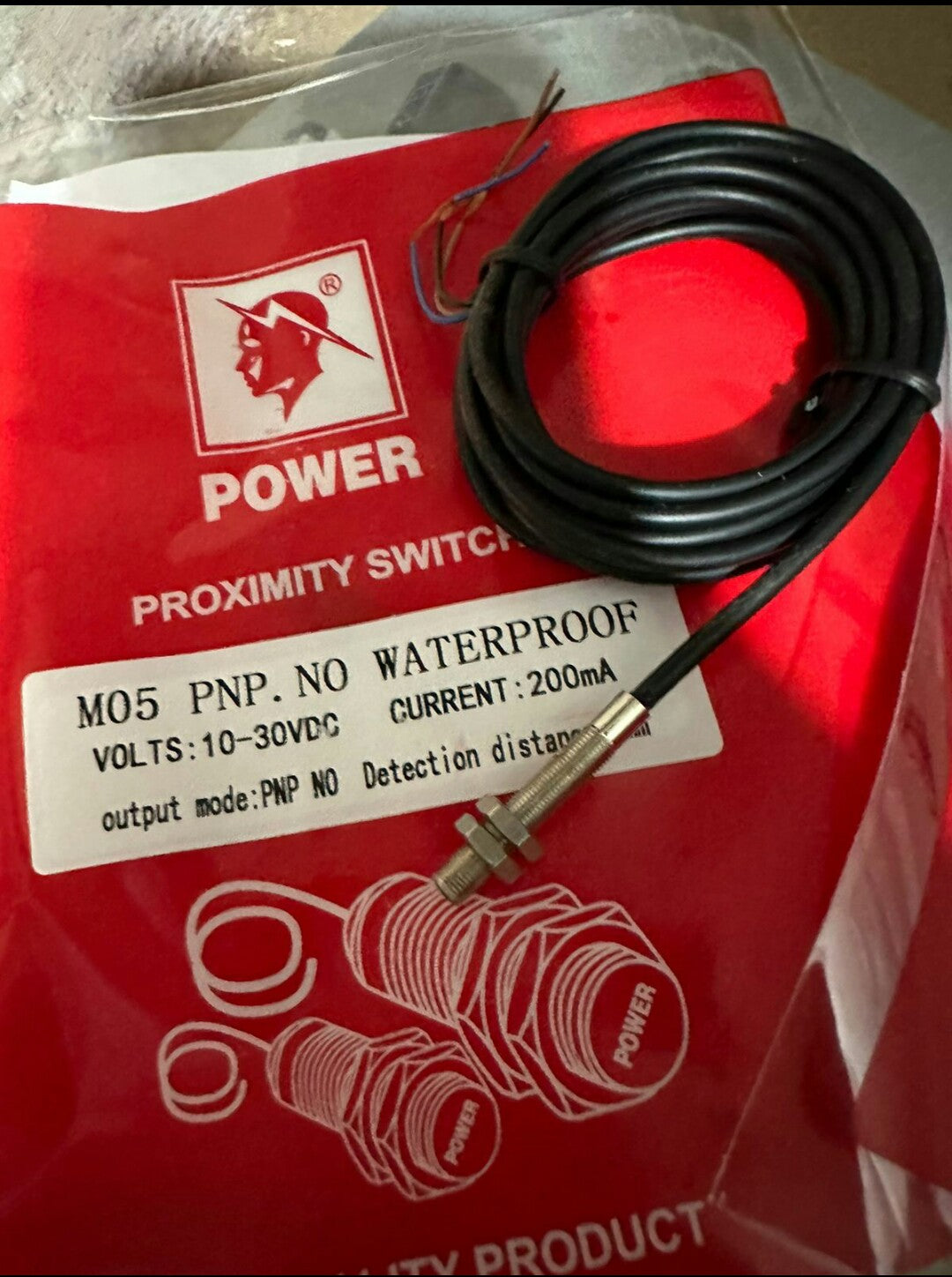 Waterproof Inductive Proximity Sensors (M4, M5, M6, M8, M12, M18, M30)