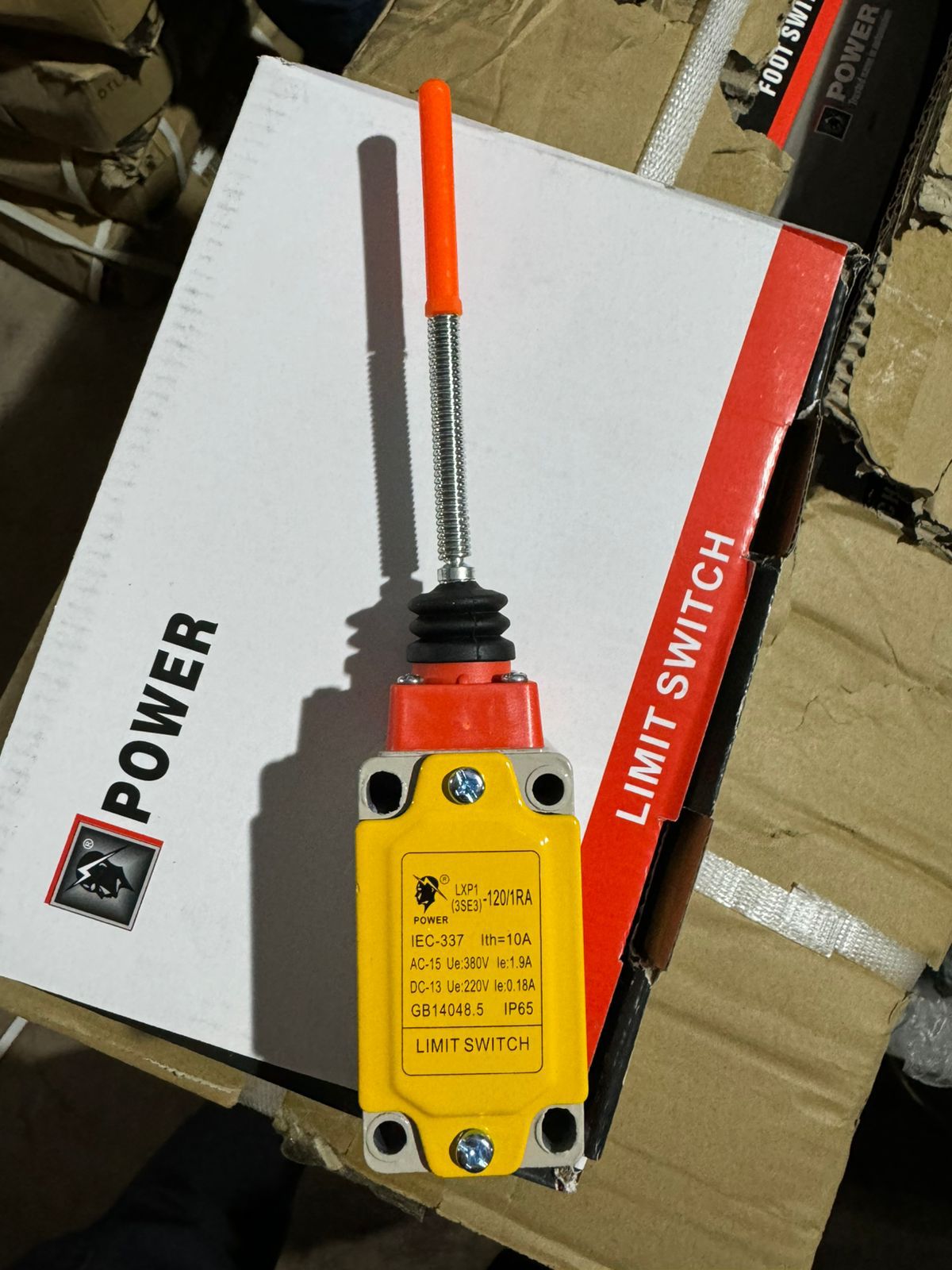⁠ LXP1 Series Heavy-Duty Limit Switch with Flexible Coil Spring Rod
