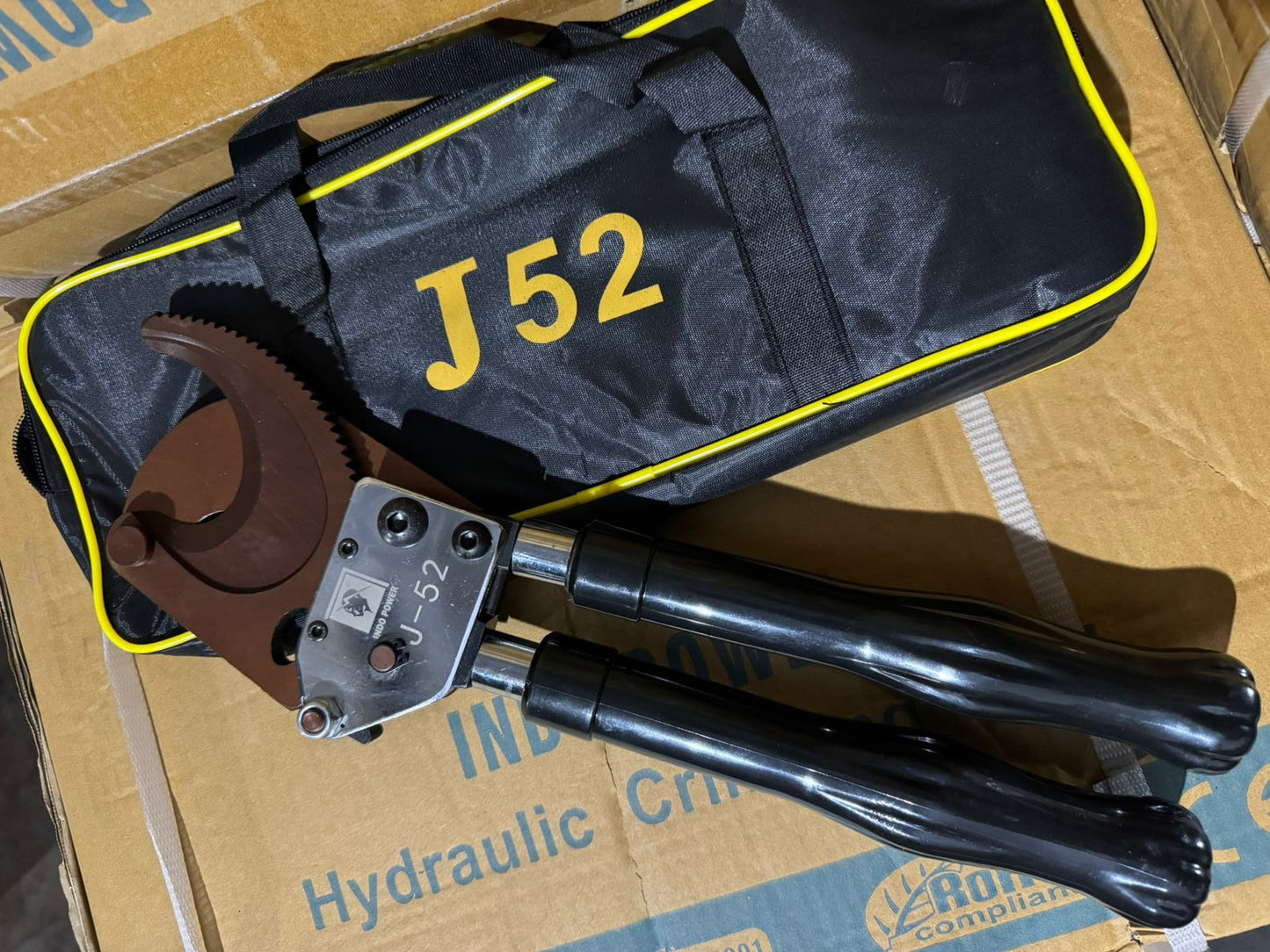 Power Plus Industrial Ratchet Cable Cutters for Armored Copper & Aluminum Cables