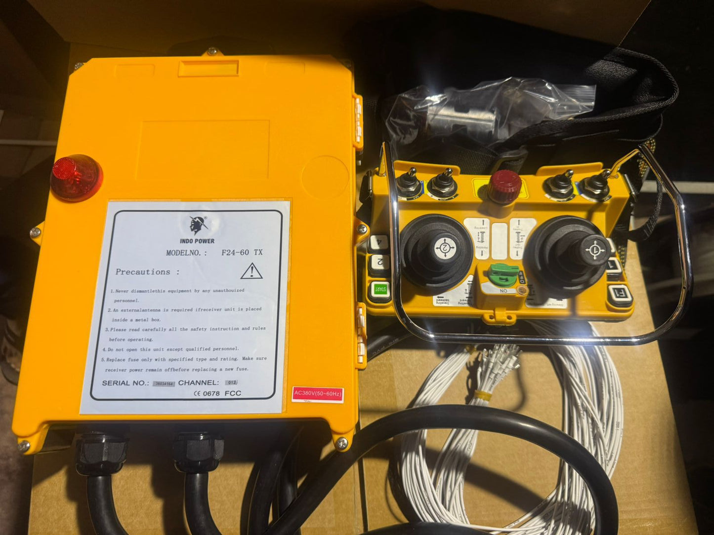 F24-60 TX Dual Joystick Industrial Wireless Remote Control