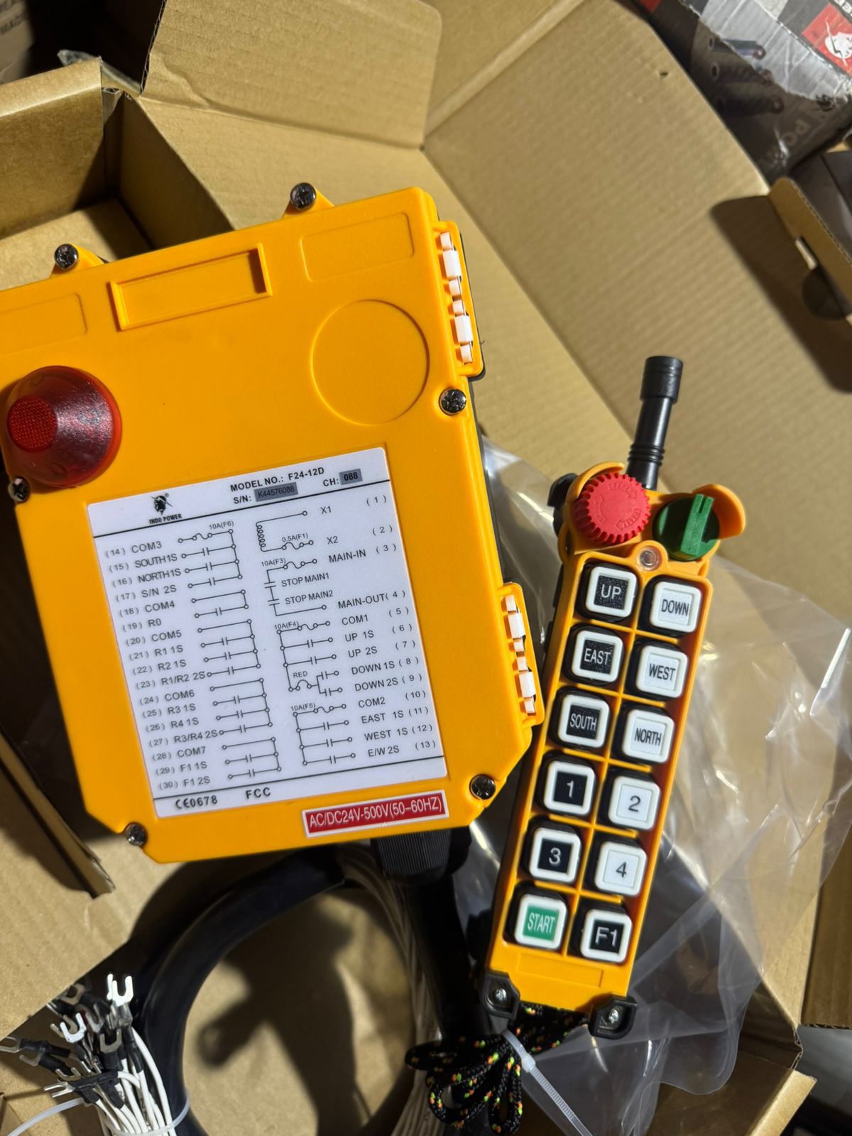 F24-12D Double Speed Industrial Wireless Remote (12 Buttons)