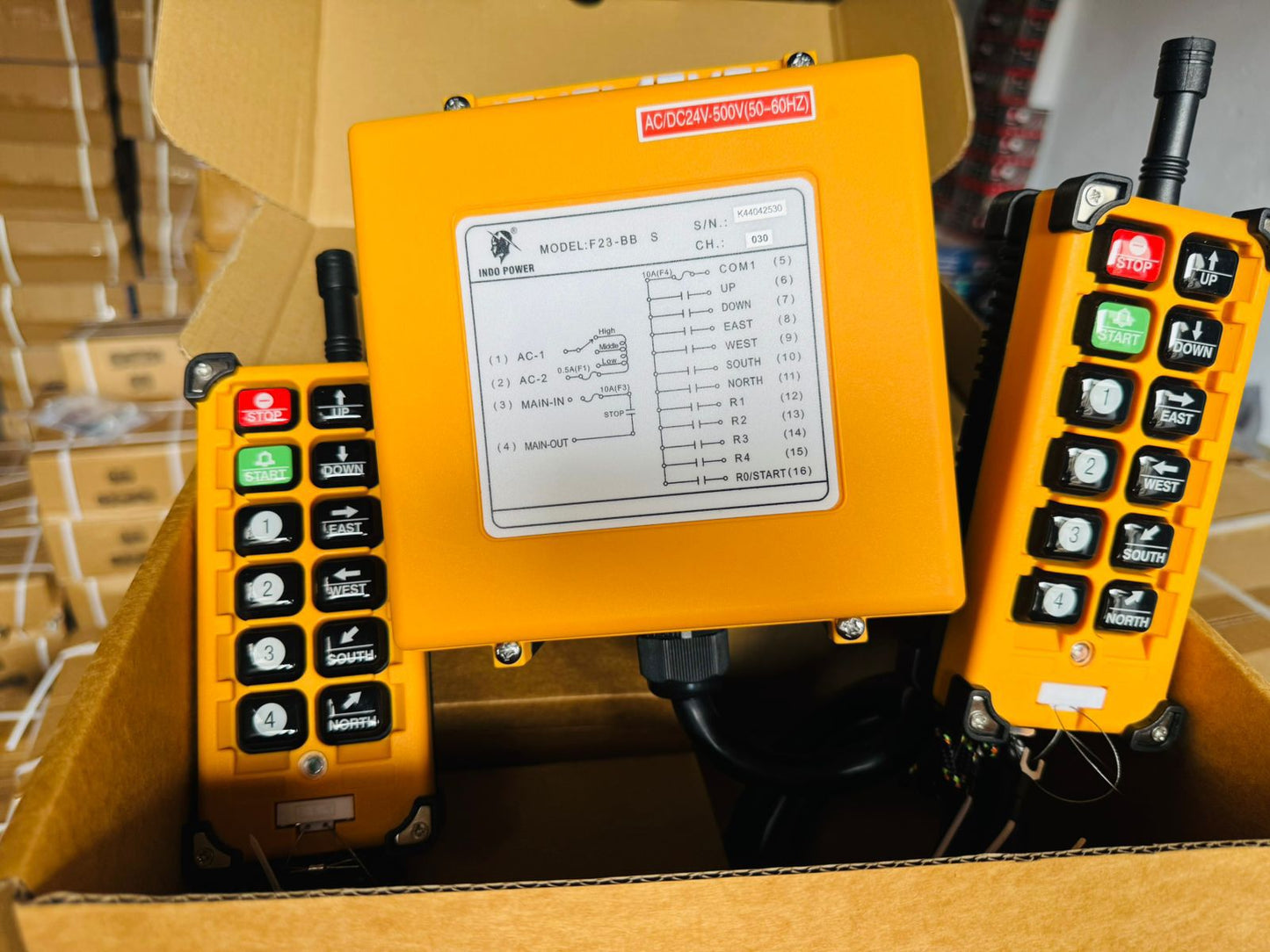 F23-BB S Industrial Wireless Remote Control Set (Double Remote Handsets)