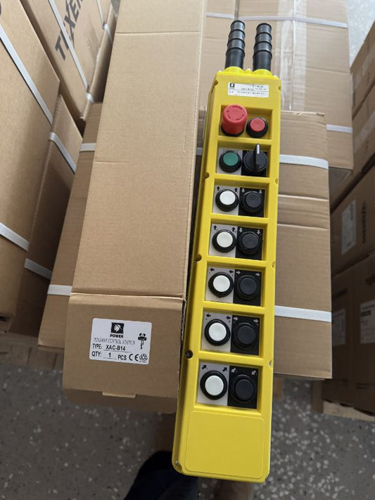 XAC-B14 Double Row Crane Pendant Station (14 Buttons)