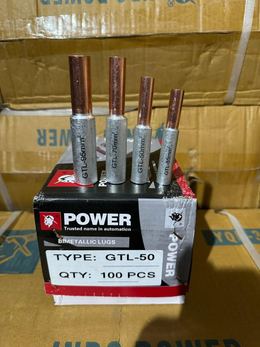 GTL Copper-Aluminum Bimetallic Cable Links (Inline Connector 16-185 sq mm)