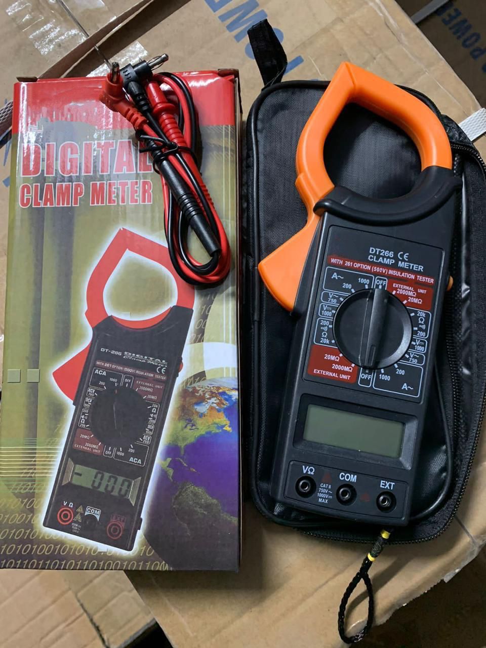 DT266 Professional Digital Clamp Meter with Insulation Test Option