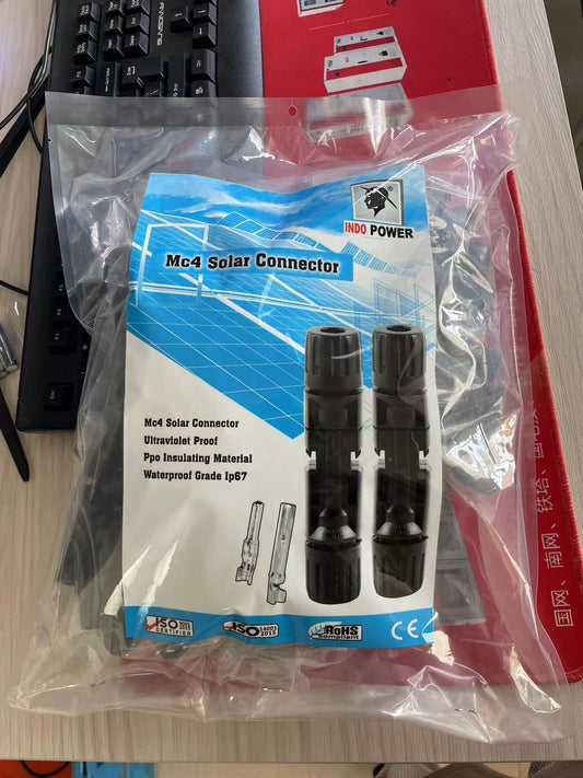 1500V DC Fireproof MC4 Solar Panel Connector (IP67 Waterproof)