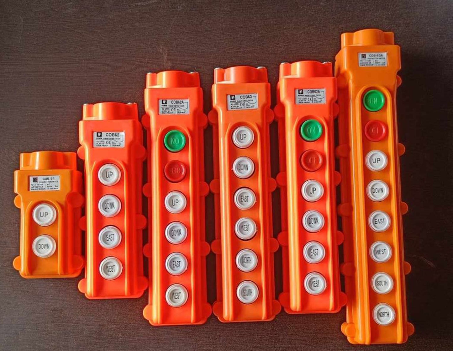 COB Series Heavy-Duty Pendant Push Button Stations for Hoists & Cranes