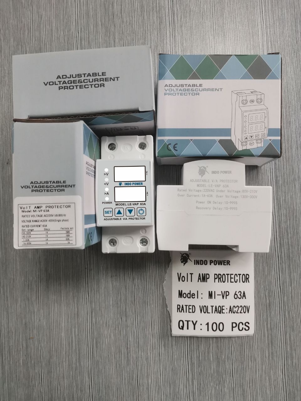 LE-VAP Smart Digital Voltage & Current Protection Relay | Volt Amp Protector (Single Phase 220V)