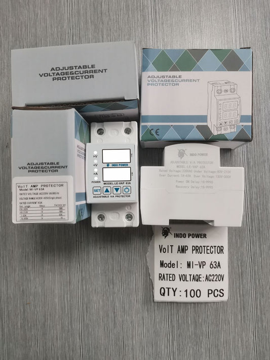 LE-VAP Smart Digital Voltage & Current Protection Relay | Volt Amp Protector (Single Phase 220V)