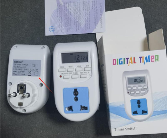 AL-06 Digital Plug-In Timer Socket (Programmable)