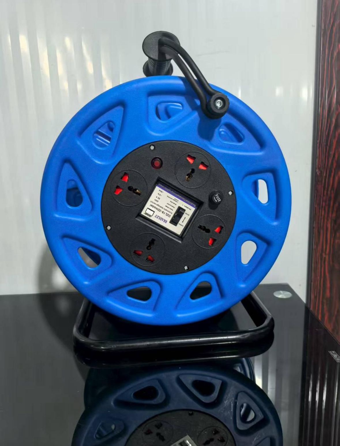 Heavy-Duty Industrial Extension Cable Drum (4-Way / 32A Protection)