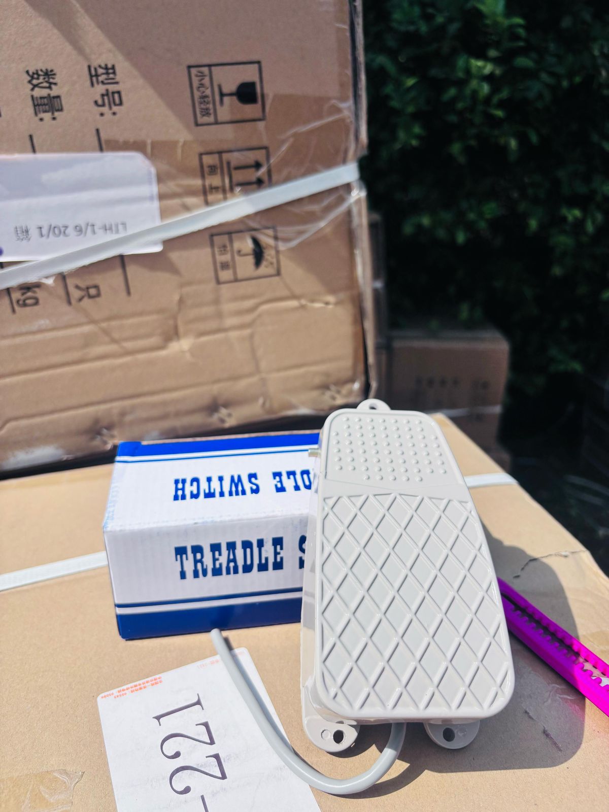 FS-3 Industrial Foot Switch with Safety Guard (Metal Body) 10A