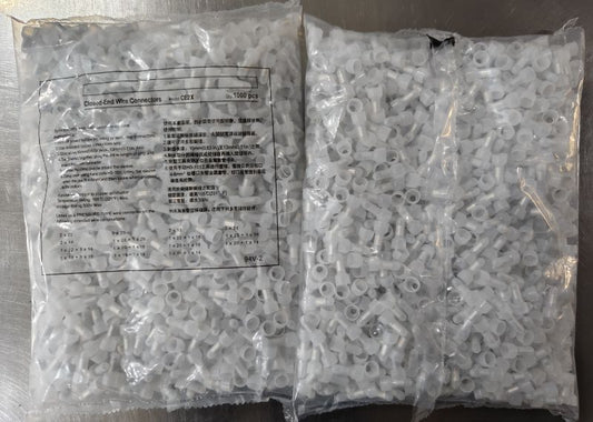 CE-2X Closed-End Crimp Cap Wire Connector (1000 Pcs Pack)