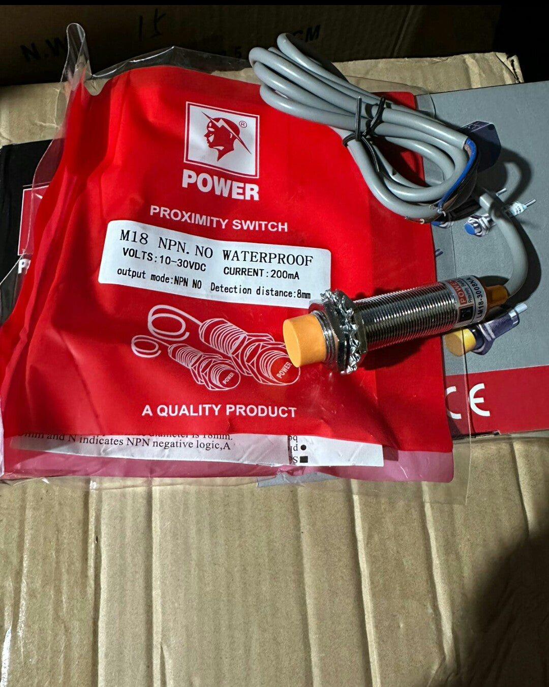 Waterproof Inductive Proximity Sensors (M4, M5, M6, M8, M12, M18, M30)